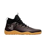 VIVOBAREFOOT Magna Leather FG - Zapatillas de senderismo para hombre con suela descalza, Bracken, 47 EU Ancho