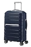 Samsonite Flux Spinner S Equipaje de mano Expansible, 55 cm, 44 L, Azul (Navy Blue)