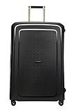 Samsonite S'Cure DLX Maleta Spinner 81/30, XL (81cm-138L), Negro (Black/Gold Deluscious)