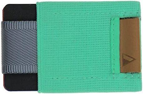 cartera de viaje turquesa y negra
