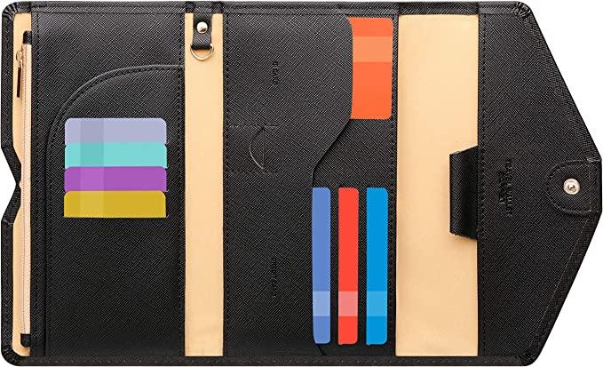 billetera de viaje rfid