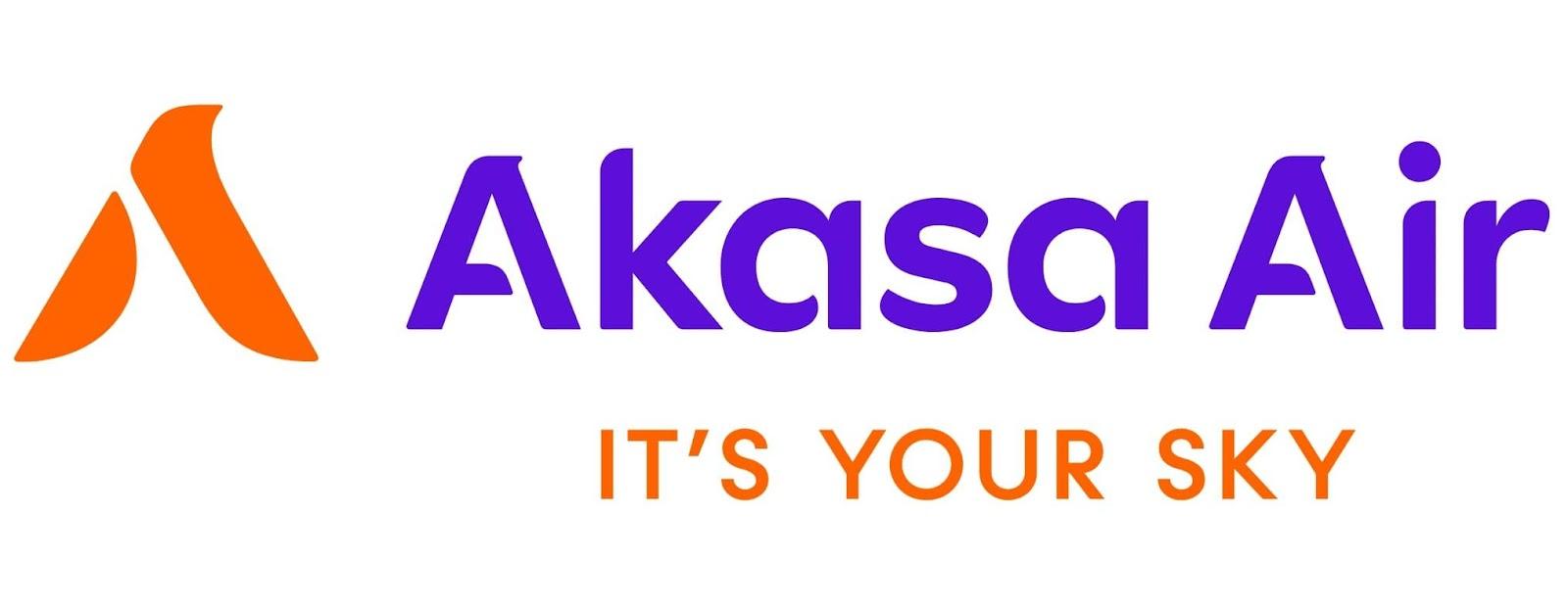 Logotipo y eslogan de Akasa Air