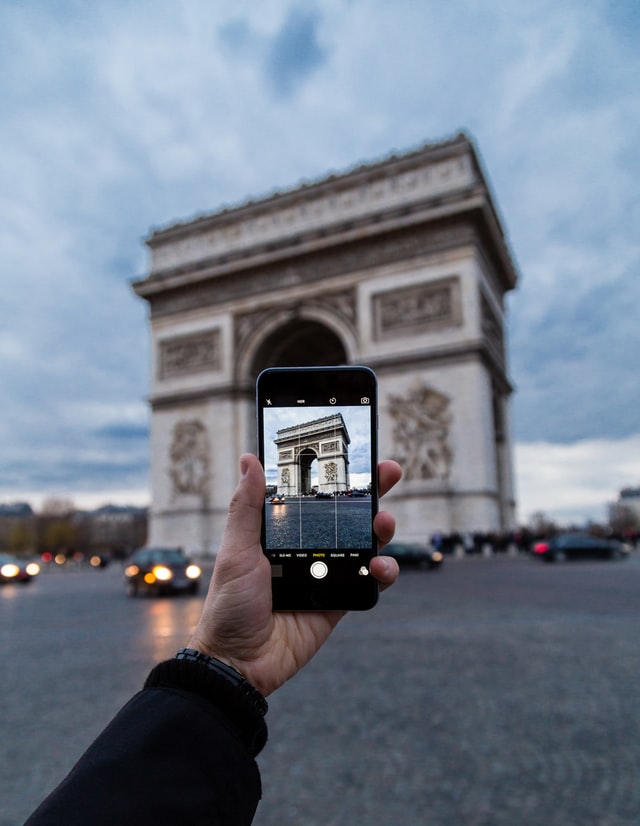 Arc de Triomphe disparado por un iPhone