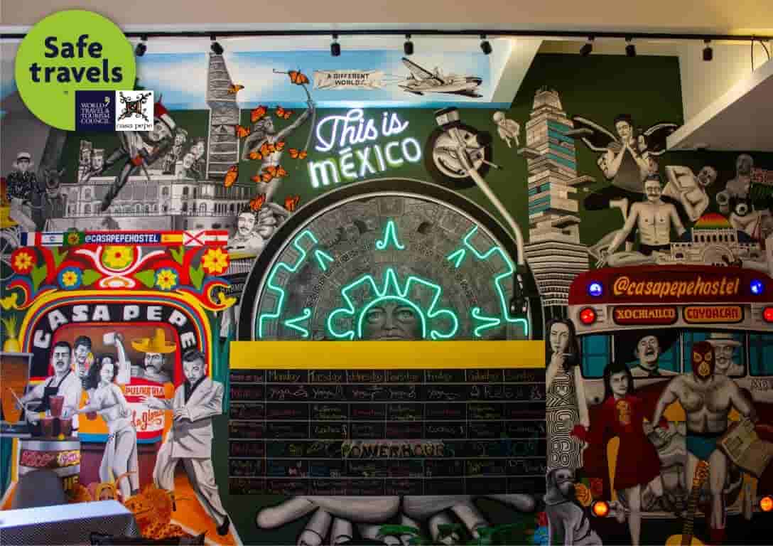 Casa Pepe Mexico City Hostel.