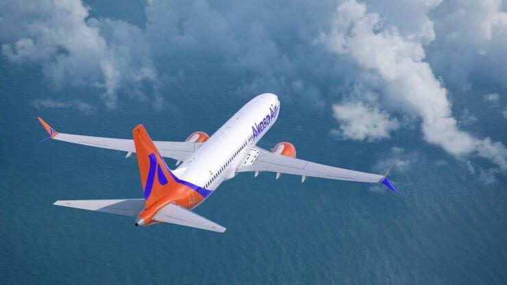 Avión Akasa Air 737 Max en el