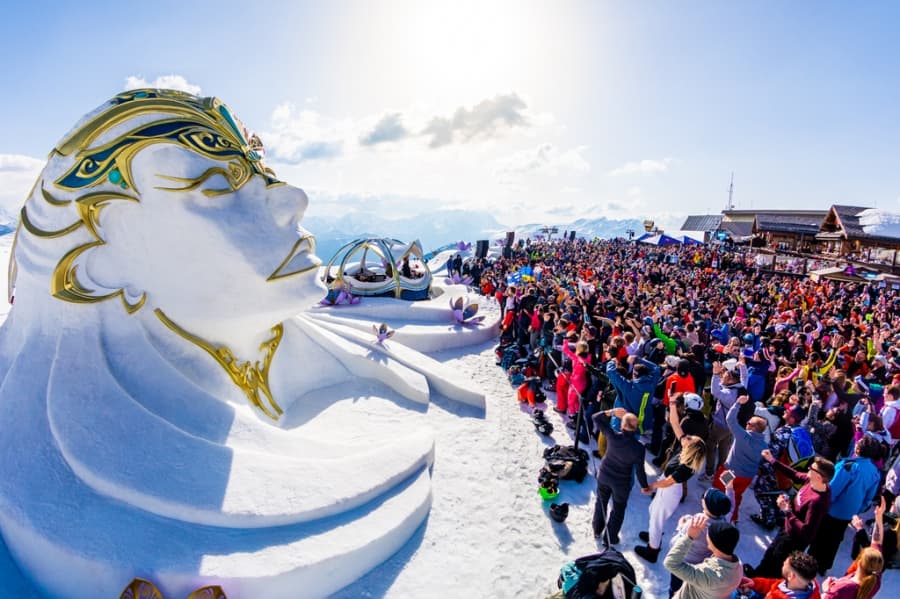 Festival Tomorrowland Multitud de invierno