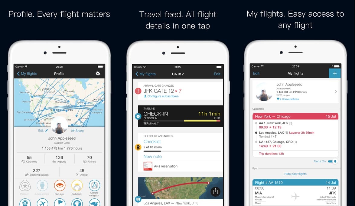 Vista previa de cómo funciona la aplicación en el aire