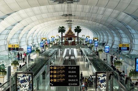Terminal del aeropuerto ocupado