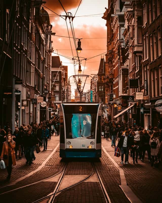 Tranvías en amsterdam