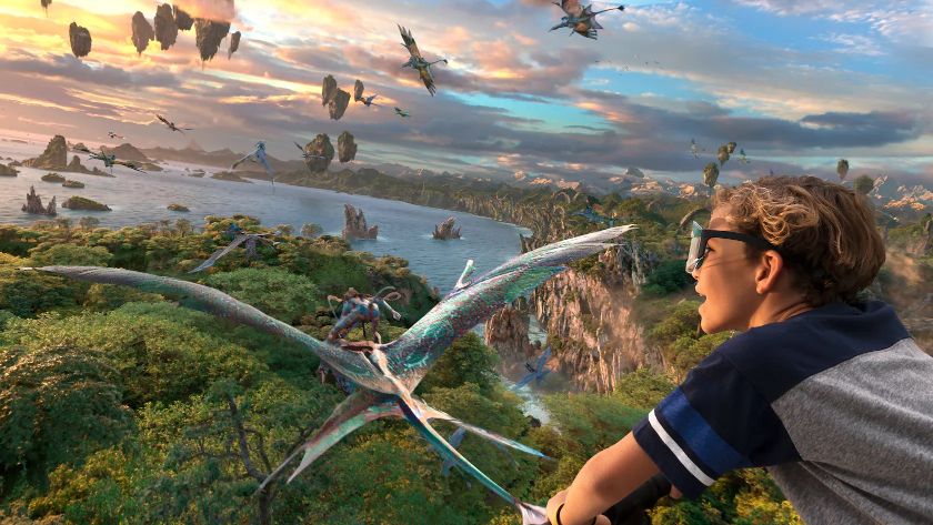 El mundo de Avatar en el parque temático Disney's Animal Kingdom