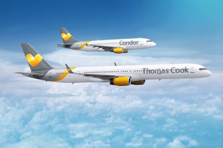 Vuelos de Thomas Cook cancelados tras la quiebra, se mantienen los vuelos de Condor