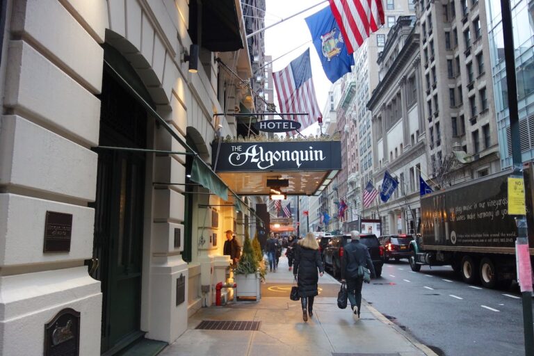 Una reseña del hotel Algonquin en la ciudad de Nueva York