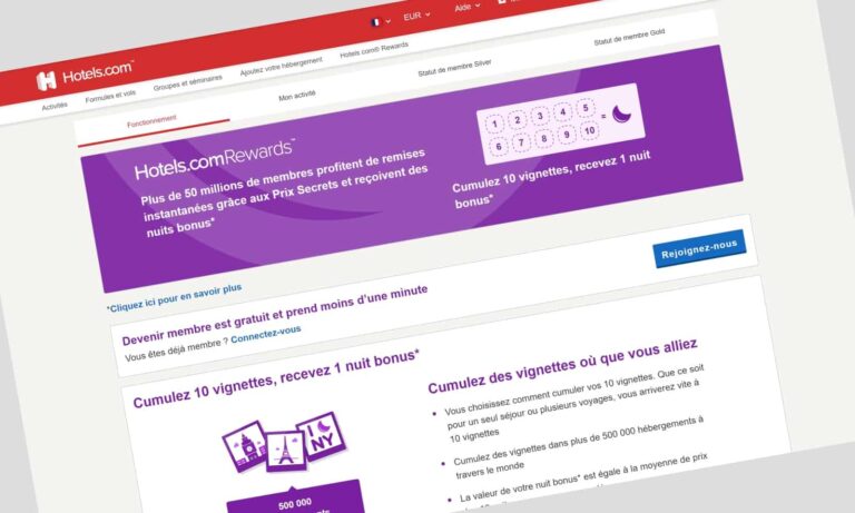 Hotels.com Rewards: cómo ganar y utilizar noches de bonificación