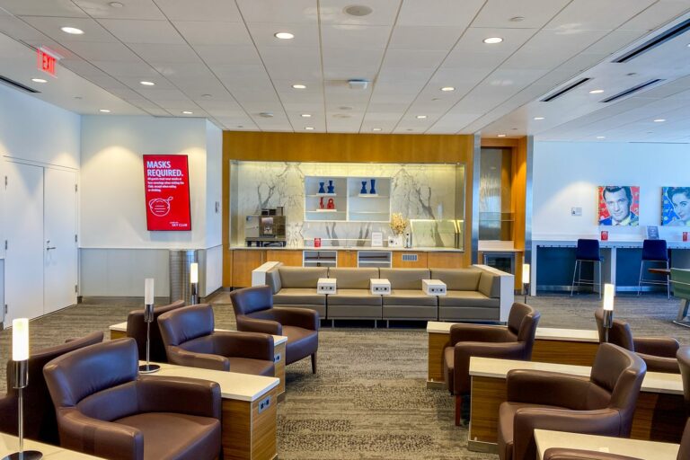 Revisión del Delta Sky Club LAX durante la pandemia