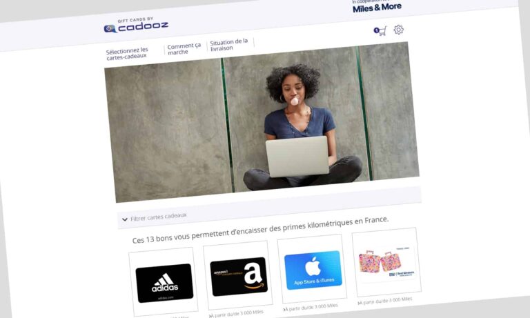 Miles & More: canjea tus millas por tarjetas regalo en euros