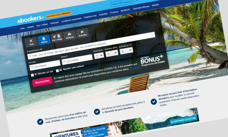 Código promocional de Ebookers: 10% de descuento en habitaciones de hotel