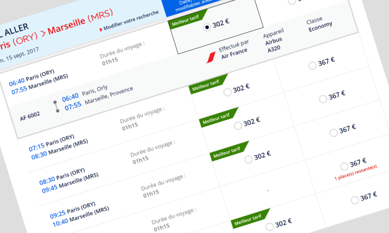 Precio del billete de avión: clases de reserva y normas tarifarias.