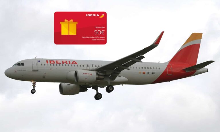 Promoción Iberia: hasta un 10% de descuento en tarjetas regalo